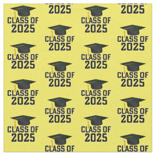 Letterman Style Class of 2025 Graduation Fabric