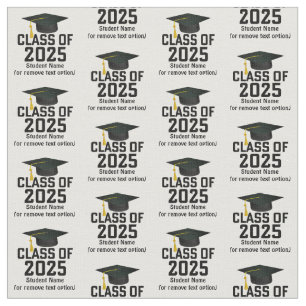 Letterman Style Class of 2025 Graduation Fabric