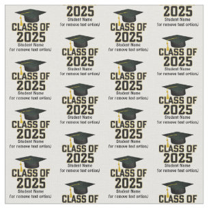 Letterman Style Class of 2025 Graduation Fabric