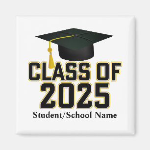Letterman Varsity Class of 2025 Graduation Magnet