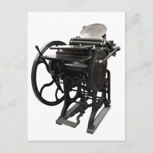 letterpress 1888 postcard