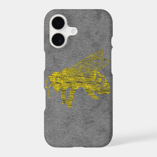 Letterpress Bee iPhone 17 Case