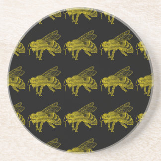 Letterpress Bee Coaster