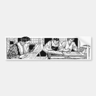 Letterpress Bumper Sticker