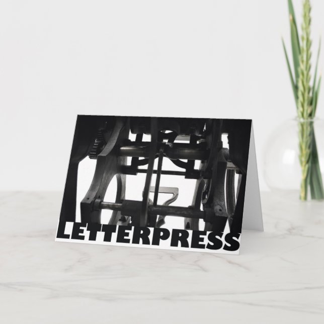 letterpress card (Front)