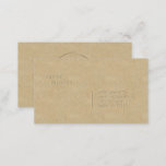Letterpress Personal Business Card at Zazzle