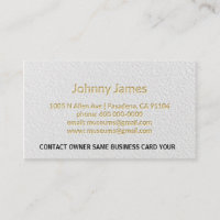 Letterpress Professional Modern Business Card