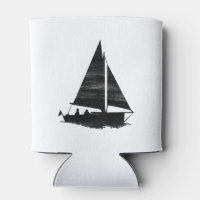 Letterpress Style Sailboat