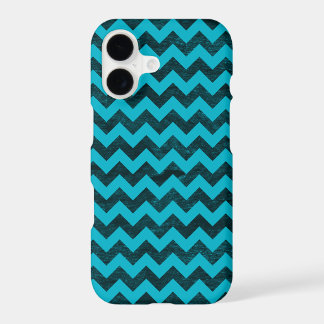 Letterpress Wood Grain Chevron Pattern iPhone 17 Case