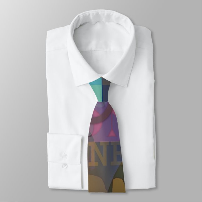 Letters 01 neck tie (Tied)