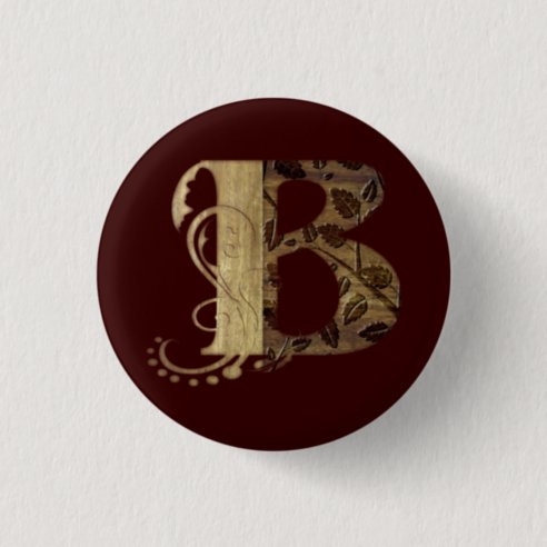 Letter B Buttons & Pins - No Minimum Quantity | Zazzle