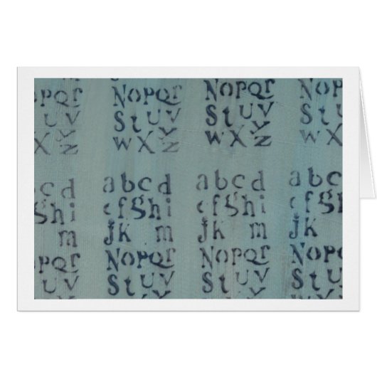 Letters Cards (Front Horizontal)