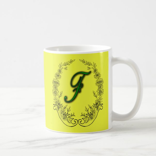 letters coffee mug (Right)