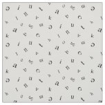 Letters Fabric