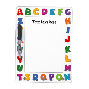 Letters Frames Dry-Erase Board