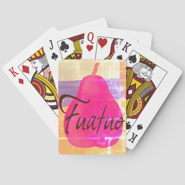 Letters from Fuatuo. Poker Cards (Back)