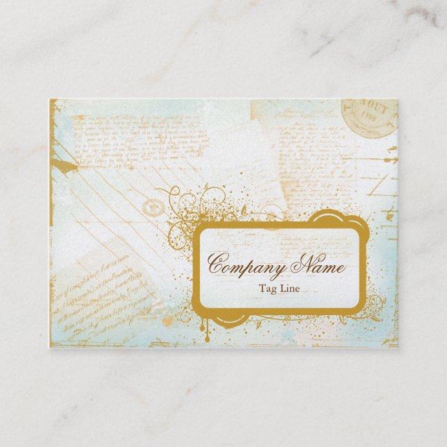 Letters from Paris Business Card (Front)