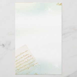 Letters from Paris Stationery in Blue