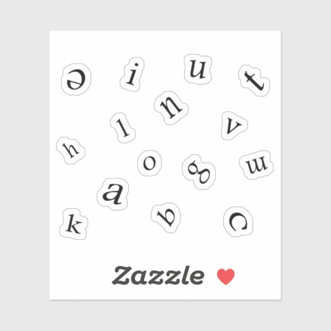 Letters Sticker (Sheet)