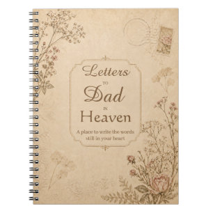 Letters to Dad in Heaven Memorial Journal