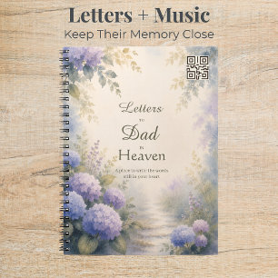 Letters to Dad Memorial Journal and Custom QR Code