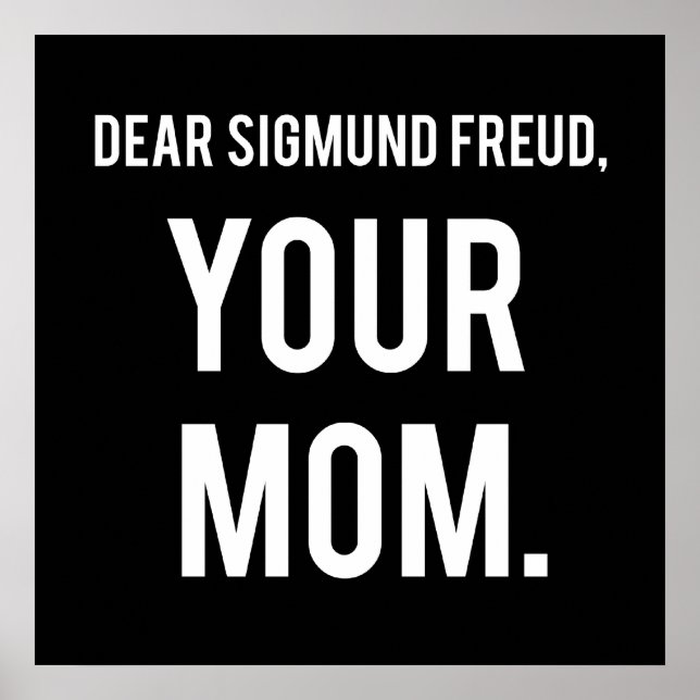 Letters to Dead People: Sigmund Freud Poster