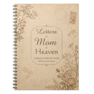 Letters to Mom Memorial Journal   Personalized