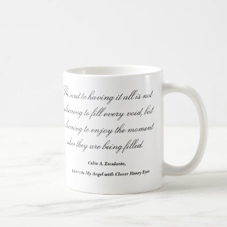 Letter's to My Angel with Clover Honey Eyes, Cup