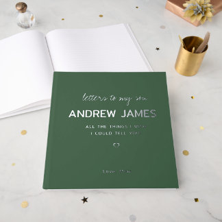 Letters To My Custom Grief Loss Sympathy Journal