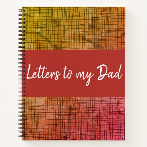 Letters to My Dad Keepsake Journal