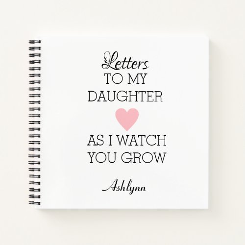 Letters to my Daughter Journal