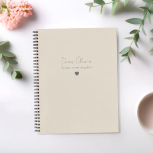 Letters to My Daughter Keepsake Journal Notebook