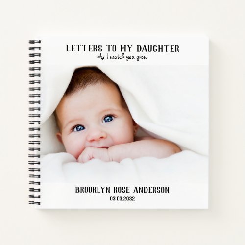 Letters to My Daughter Keepsake Memory Book