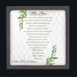 Letters to my Future Husband luxury elegant Gift Box<br><div class="desc">Beautiful Love Letter. You are welcome to visit my store for more beautiful products.</div>