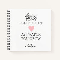 Letters to my Goddaughter Notebook