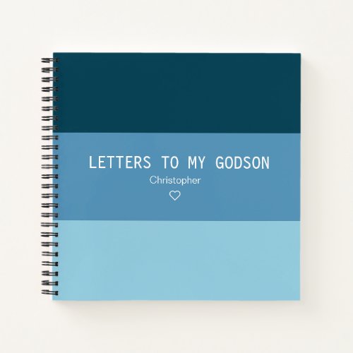 Letters to My Godson Keepsake Journal