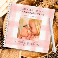 Letters to my Granddaughter Blush Gingham Photo