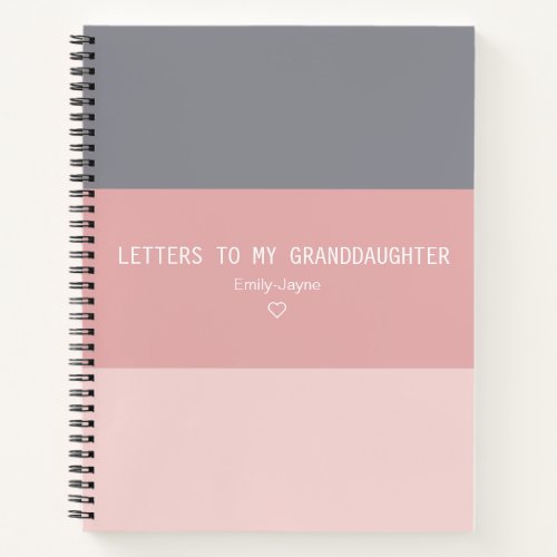 Letters to My Granddaughter Keepsake Journal