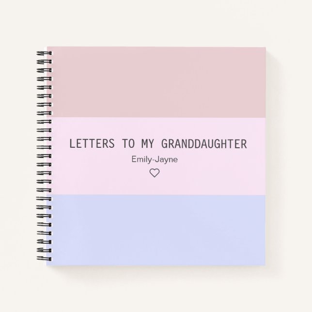 Letters to My Granddaughter Keepsake Journal (Front)