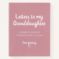 Letters to My Granddaughter Memory Book