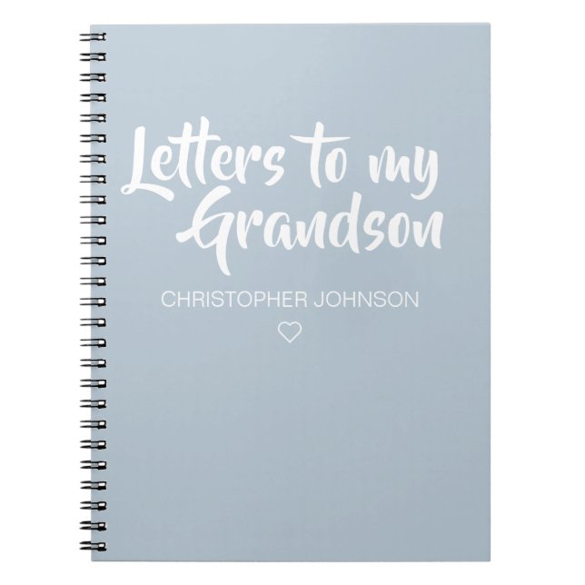 Letters to My Grandson Keepsake Journal (Front)