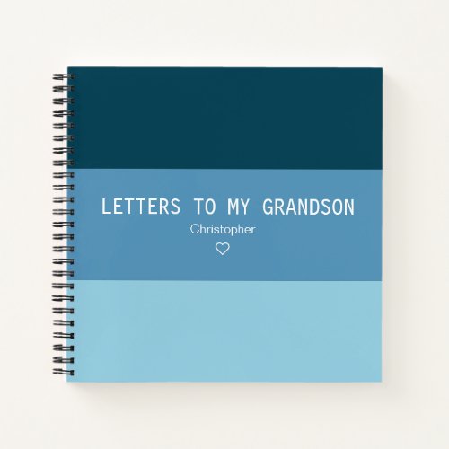 Letters to My Grandson Keepsake Journal