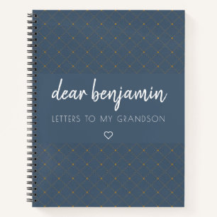 Letters to My Grandson Keepsake Journal