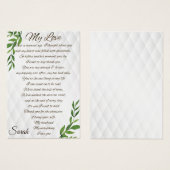Letters to my Husband (Front & Back)