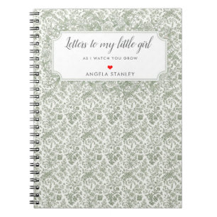 Letters to my little girl Elegant New Mother Gift Notebook