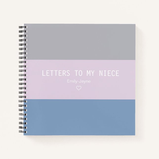Letters to My Niece Keepsake Journal (Front)