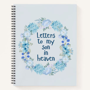 Letters To My Son In Heaven Grief Notebook