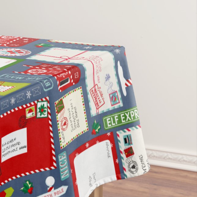 Letters to Santa Christmas Tablecloth (In Situ)