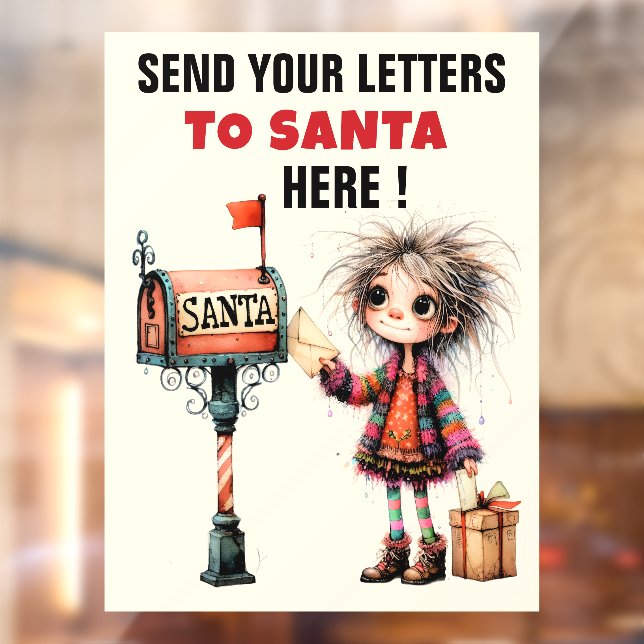 LETTERS TO SANTA - Do Read ... Window Cling (Sheet 2)