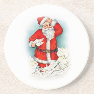 Letters To Santa Holiday Coaster